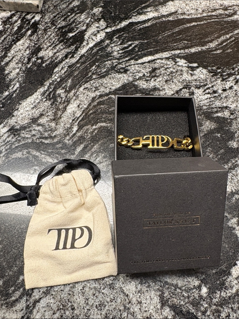 Taylor Swift official TTPD bracelet